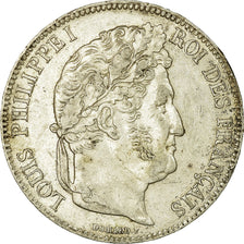 Coin, France, Louis-Philippe, 5 Francs, 1839, Lille, AU(50-53), Silver