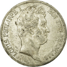 Moneta, Francia, Louis-Philippe, 5 Francs, 1830, La Rochelle, BB, Argento