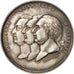 Francja, Medal, Ludwik XVIII, Biznes i przemysł, 1815, Jeuffroy, EF(40-45)