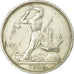 Coin, Russia, URSS, 50 Kopeks, 1925, Leningrad, AU(50-53), Silver, KM:89.2