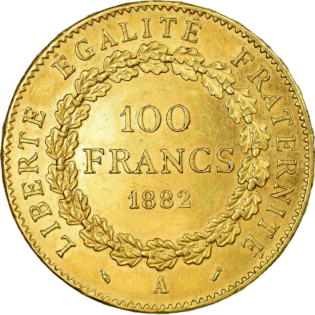 Monnaie, France, Génie, 100 Francs, 1882, Paris, SUP, Or, Gadoury:1137, KM:832