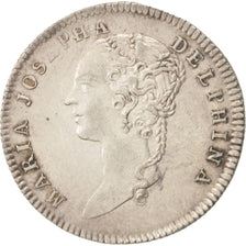 France, Token, Royal, Marie-Josèphe de Saxe, 1749, VF(30-35), Silver