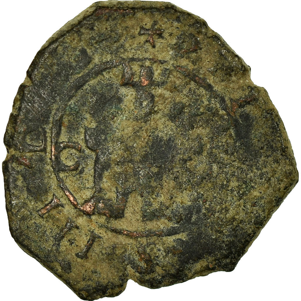 Coin, Spain, Philip III, 2 Maravedis, 1603, Cuenca, VF(20-25), Bronze, KM:3.4