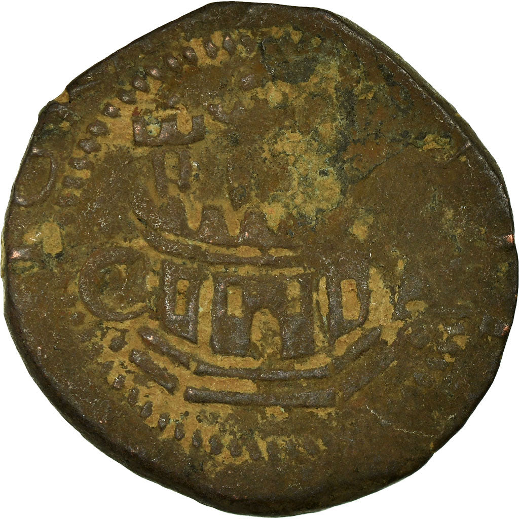 Moneta, Spagna, Philip II, 2 Maravedis, Cuenca, MB, Rame
