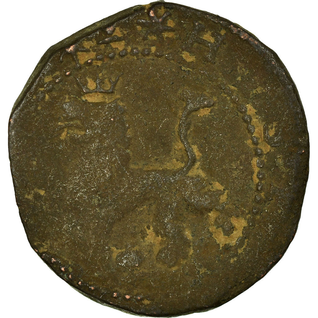Moneta, Spagna, Philip II, 2 Maravedis, Cuenca, MB, Rame