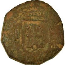 Coin, Spain, Philip III, 8 Maravedis, 1618, Valladolid, VF(30-35), Bronze