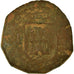 Coin, Spain, Philip III, 8 Maravedis, 1618, Valladolid, VF(30-35), Bronze