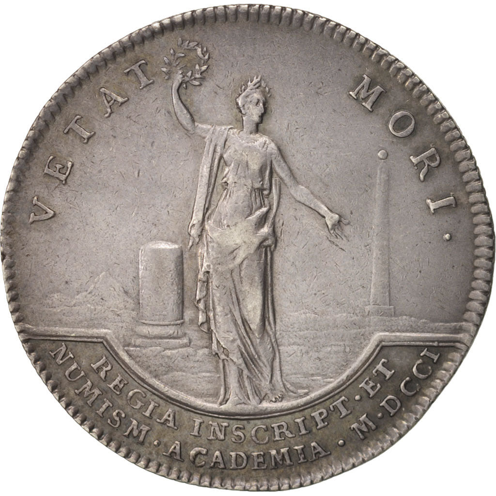 France, Token, Royal Academy, Louis XIV, 1701, Silver