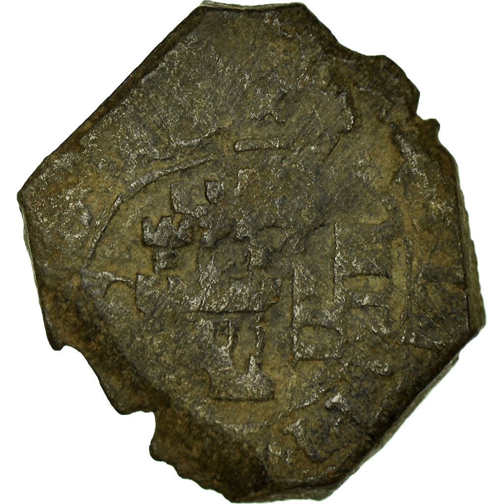 Coin, Spain, Philip III, 4 maravedis, Cuenca, F(12-15), Copper