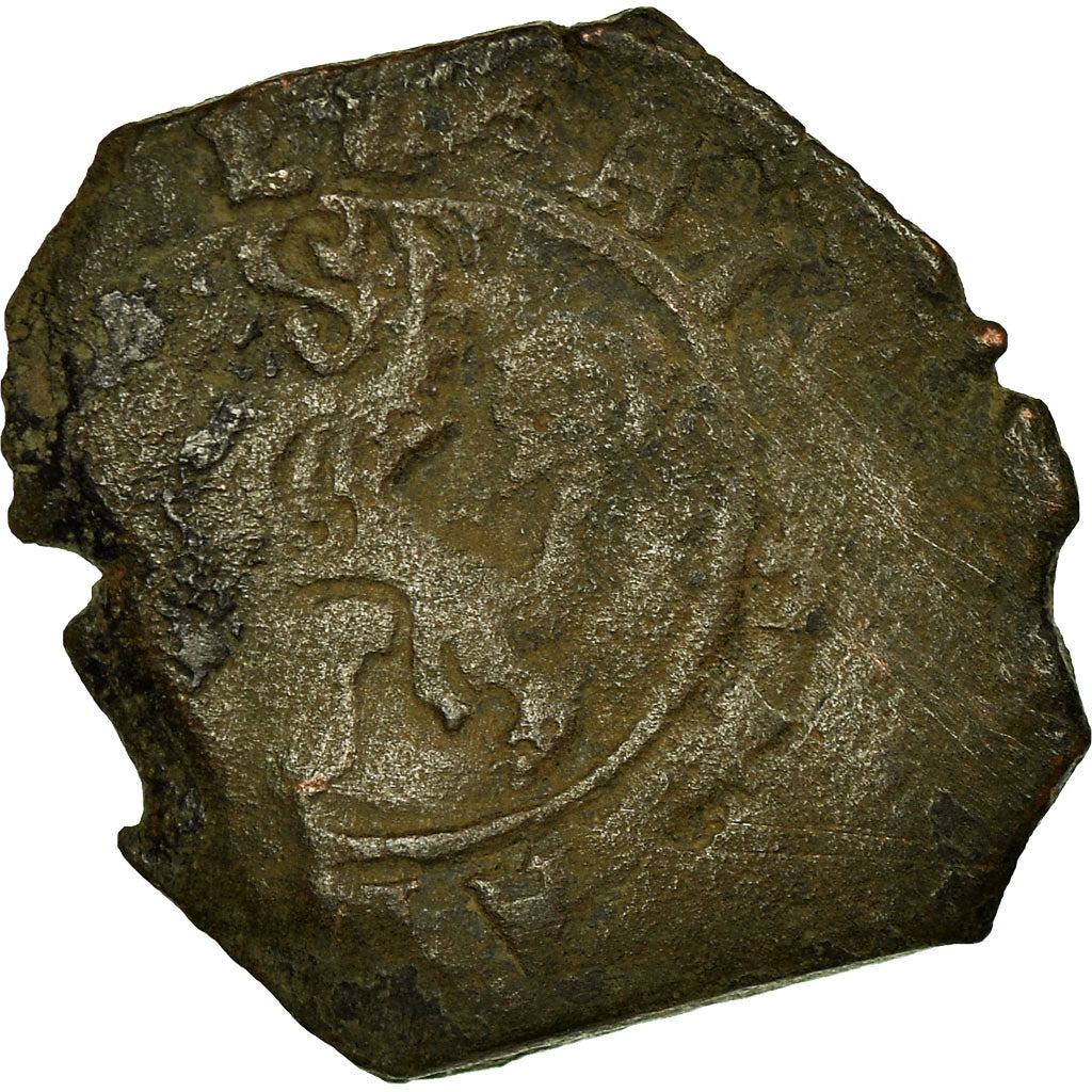 Coin, Spain, Philip III, 4 maravedis, Cuenca, F(12-15), Copper