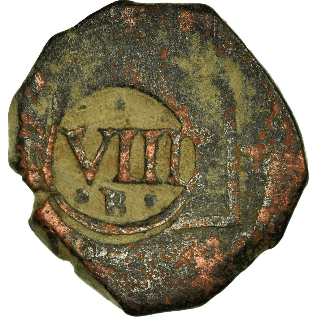 Monnaie, Espagne, Philippe IV, 8 Maravedis, 1641, Burgos, B+, Cuivre