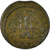 Moneta, Spagna, Philip III, 2 Maravedis, 1606, Segovia, MB+, Bronzo, KM:3.7