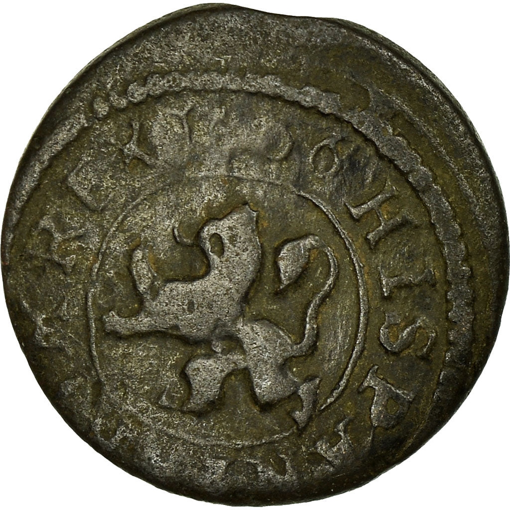 Moneta, Spagna, Philip III, 2 Maravedis, 1606, Segovia, MB+, Bronzo, KM:3.7