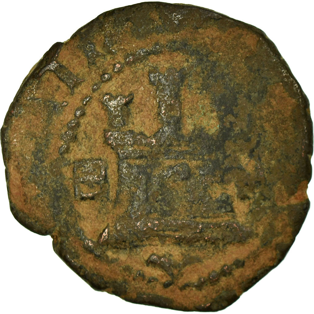 Coin, Spain, Philip II, 2 Maravedis, Segovia, VF(30-35), Copper