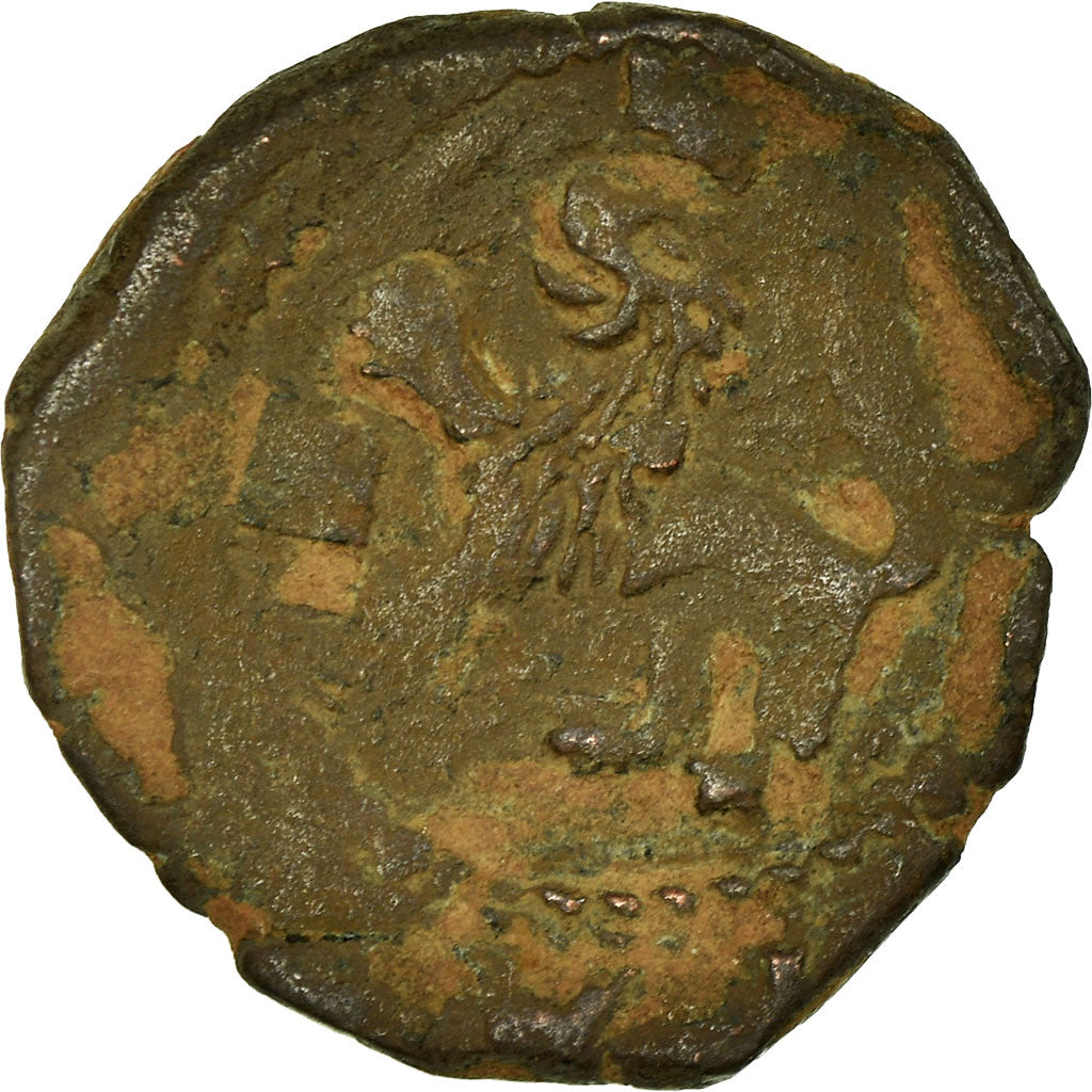 Coin, Spain, Philip II, 2 Maravedis, Segovia, VF(30-35), Copper