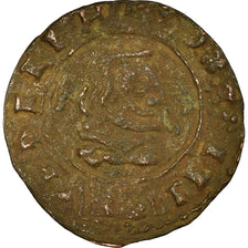 Coin, Spain, Philip IV, 16 Maravedis, Segovia, VF(20-25), Copper
