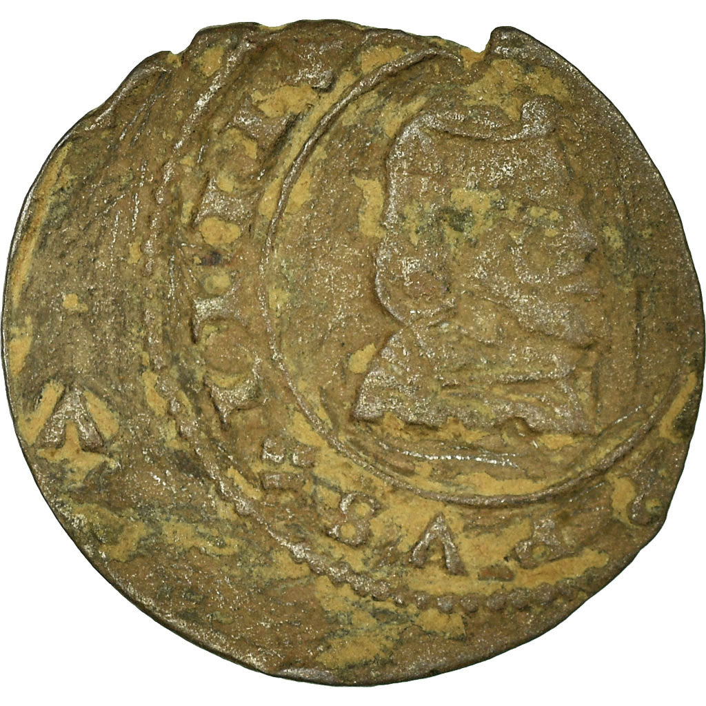 Coin, Spain, Philip IV, 8 Maravedis, Granada, VF(30-35), Copper