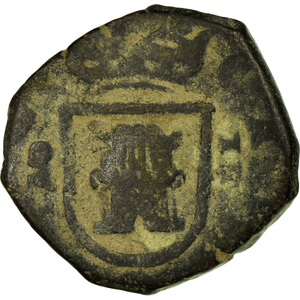 Coin, Spain, Philip III, 4 maravedis, Madrid, VF(20-25), Copper