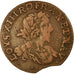 Coin, France, Louis XIII, Double Tournois, 1638, Vallée du Rhône, VF(30-35)