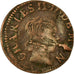 Münze, Frankreich, Ardennes, Charles II, Denier Tournois, 1653, Charleville, S