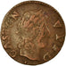 Monnaie, France, DOMBES, Gaston d'Orléans, Denier Tournois, 1654, Trévoux, TB