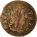Coin, France, DOMBES, Gaston d'Orléans, Denier Tournois, 1651, Trévoux