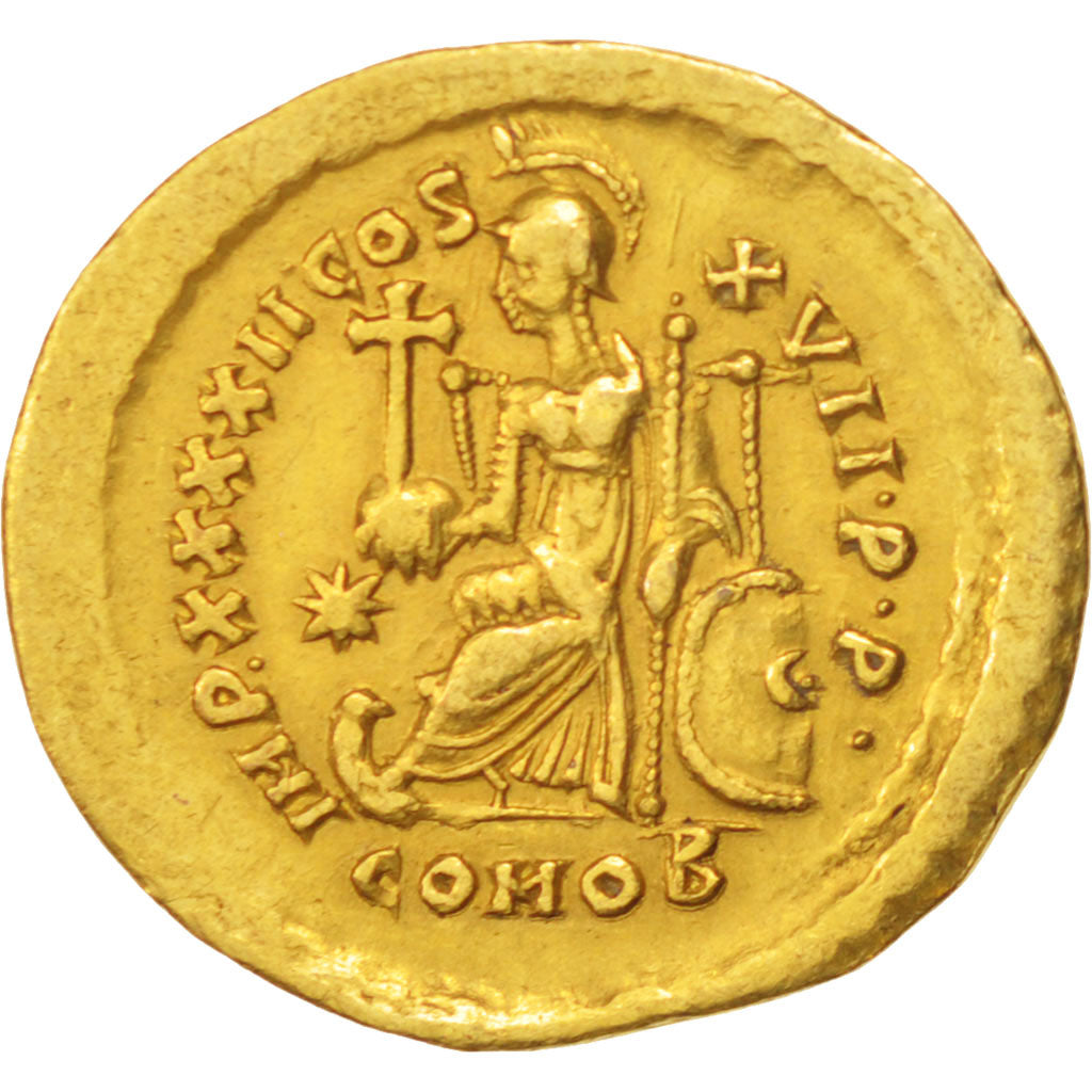 Theodosius II, Solidus, 367-450 AD, Constantinople, Gold, RIC:292