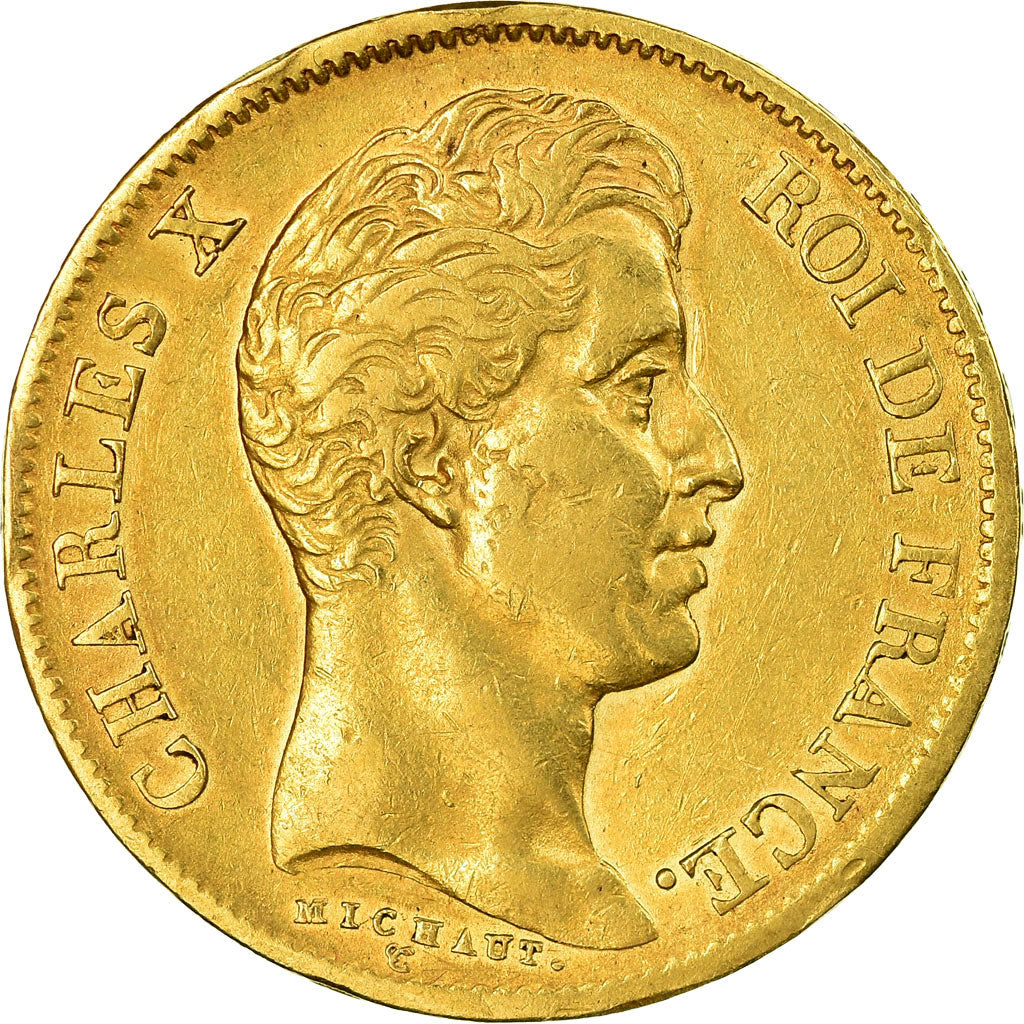 Münze, Frankreich, Charles X, 40 Francs, 1830, Paris, SS, Gold, KM:721.1