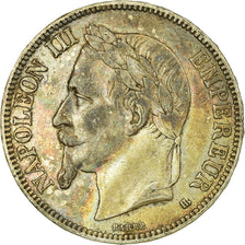 Coin, France, Napoléon III, 5 Francs, 1868, Strasbourg, EF(40-45), Silver