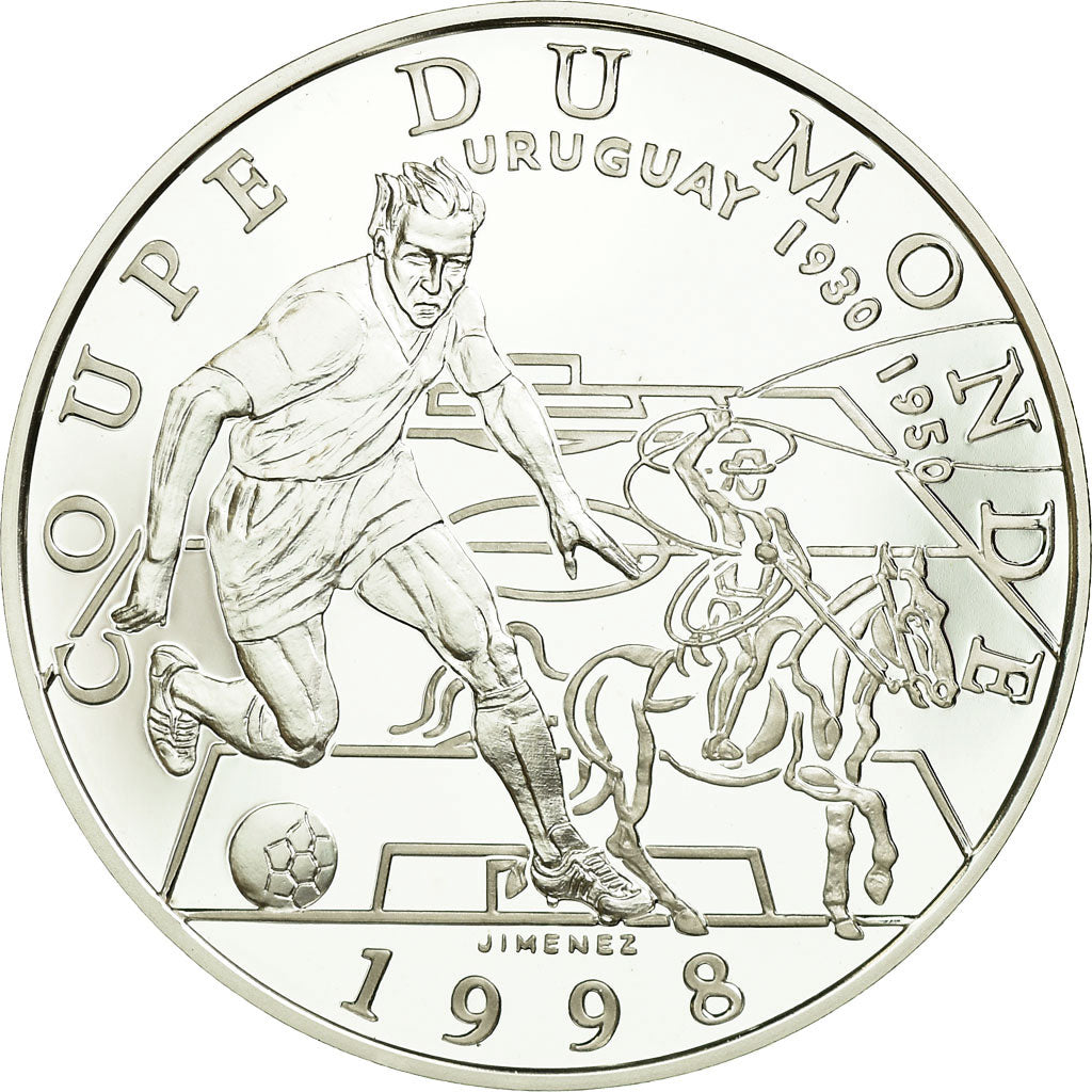 Moneta, Francia, Coupe du Monde - Uruguay, 10 Francs, 1996, Paris, BE, FDC
