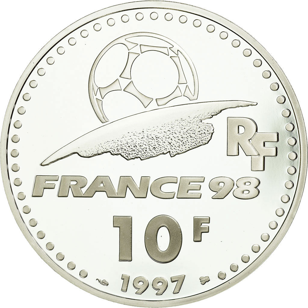 Coin, France, Coupe du Monde - Argentine, 10 Francs, 1997, Paris, MS(65-70)