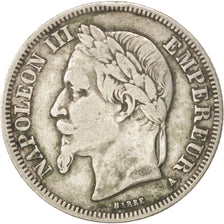 France, Napoleon III, Napoléon III, 2 Francs, 1867, Paris, Argent, KM:807.1