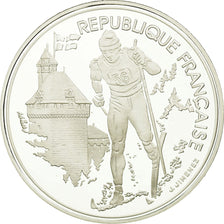 Moneta, Francja, Cross-country skier, 100 Francs, 1991, Albertville 92