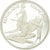 Monnaie, France, Slalom moderne, 100 Francs, 1990, Albertville 92, FDC, Argent