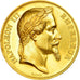 France, Medal, Napoléon III, Prix offert par la Princesse Mathilde, 1866, Gold
