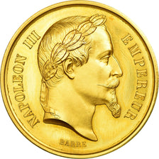 Francia, medalla, Napoléon III, Concours agricole régional, 1869, Barre, EBC