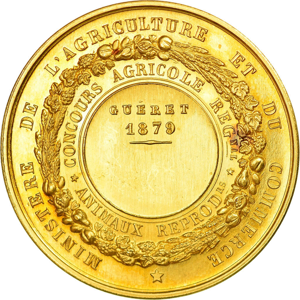 Francja, Medal, Third Republic, Concours agricole régional, 1879, Barre