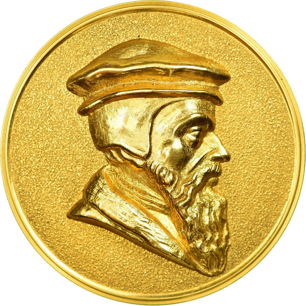 Switzerland, Medal, Calvin, 400 ans de l'Université de Genève, 1959, Gold