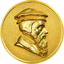 Suisse, Médaille, Calvin, 400 ans de l'Université de Genève, 1959, FDC, Or
