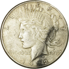 Coin, United States, Peace Dollar, Dollar, 1922, U.S. Mint, San Francisco