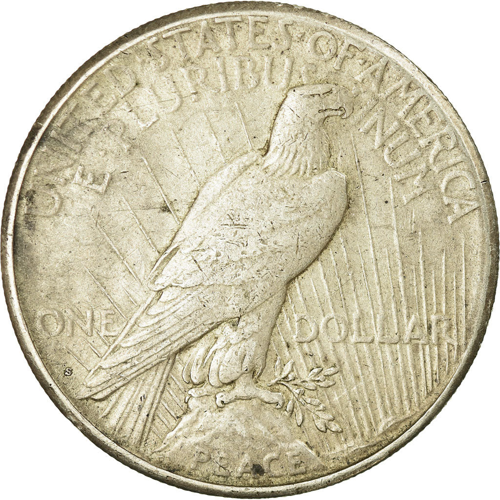Coin, United States, Peace Dollar, Dollar, 1922, U.S. Mint, San Francisco