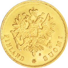 Finland, Nicholas II, 10 Markkaa, 1882, Helsinki, Gold, KM:8.2