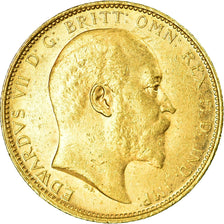 Monnaie, Australie, Edward VII, Sovereign, 1907, Sydney, SUP, Or, KM:15