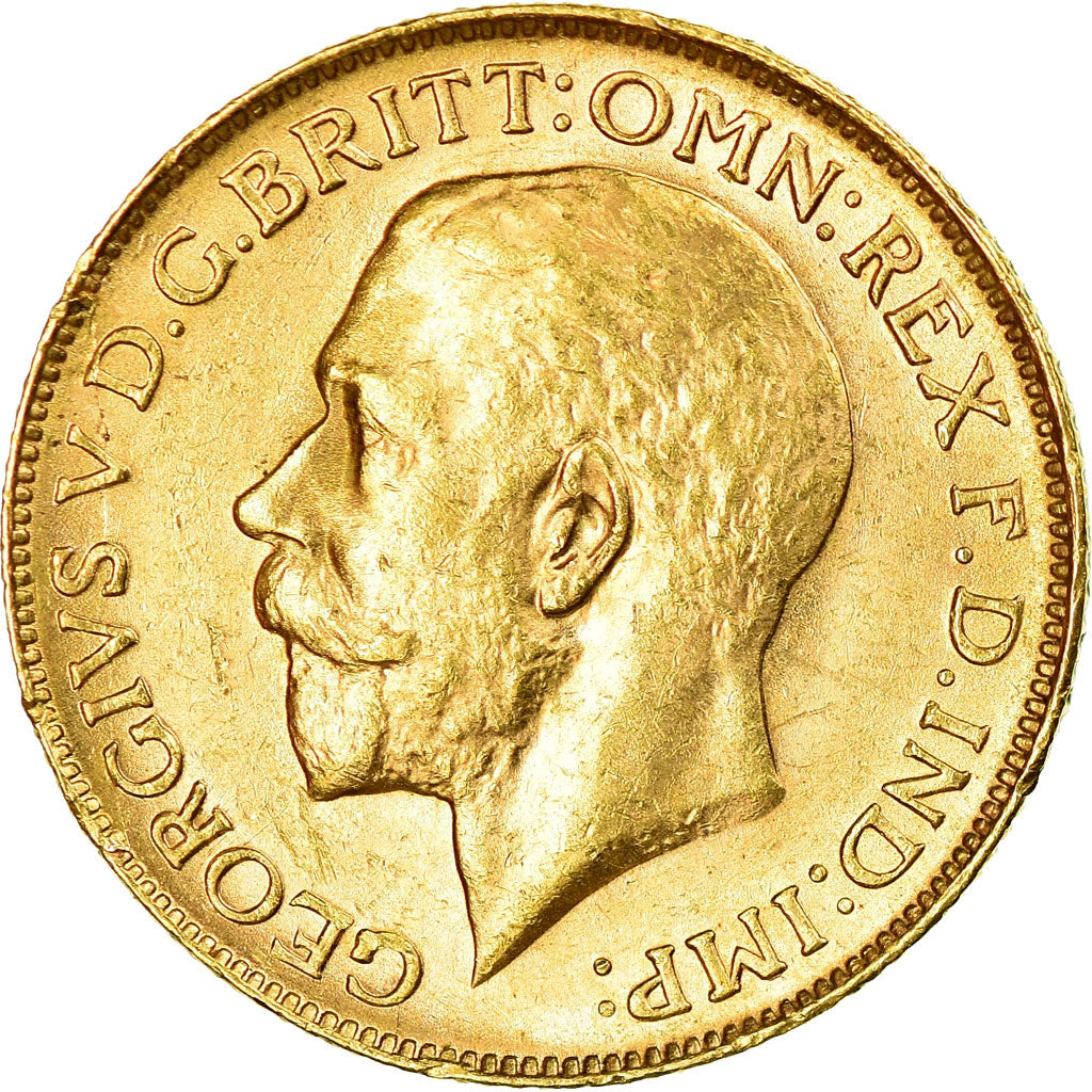 Coin, Australia, George V, Sovereign, 1911, Perth, AU(55-58), Gold, KM:29