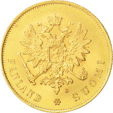 Finland, Nicholas II, 10 Markkaa, 1882, Helsinki, Gold, KM:8.2