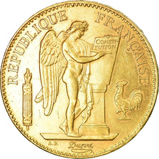 Moneda, Francia, Génie, 100 Francs, 1904, Paris, MBC+, Oro, KM:832