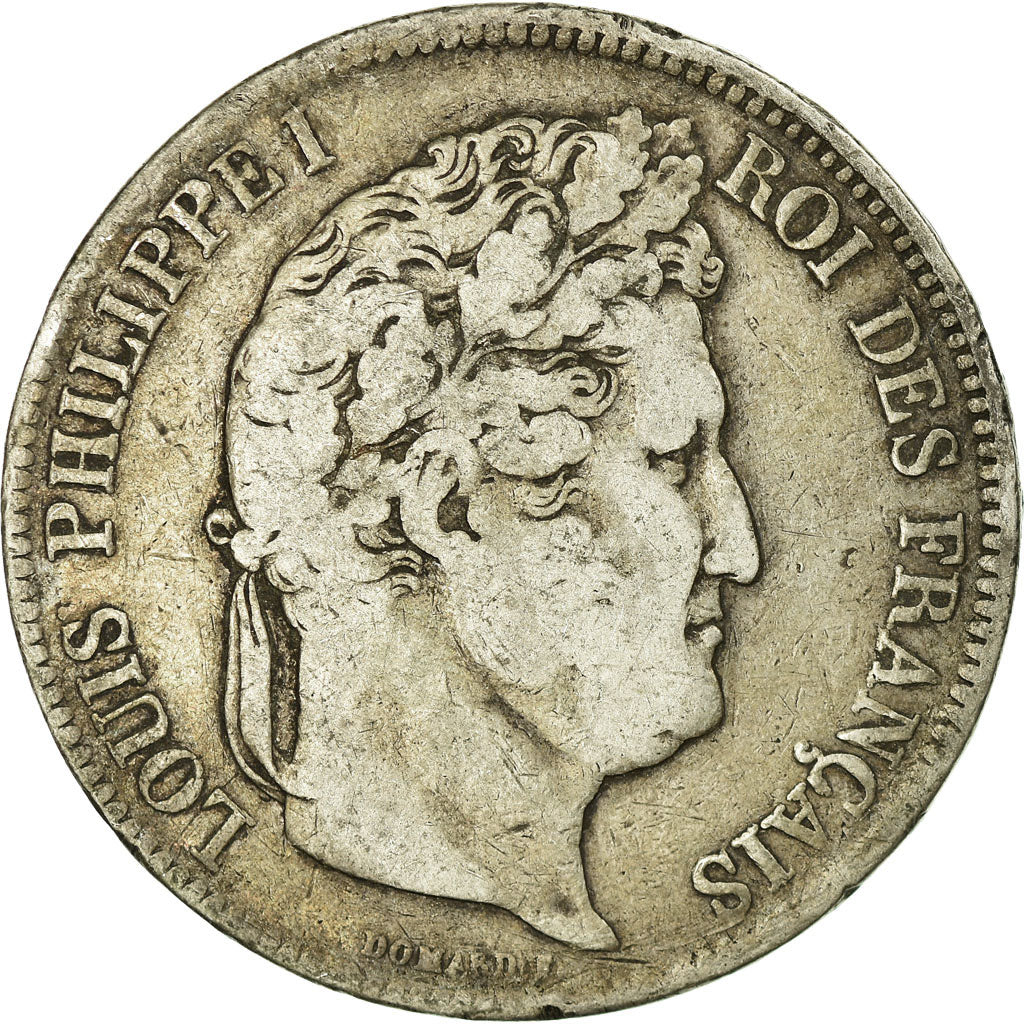 Coin, France, Louis-Philippe, 5 Francs, 1834, Limoges, VF(20-25), Silver