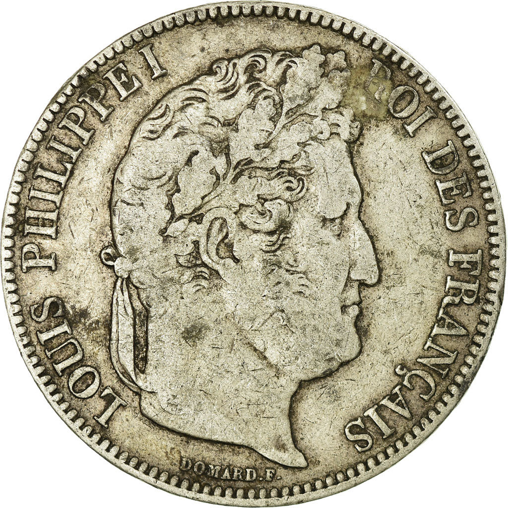 Coin, France, Louis-Philippe, 5 Francs, 1841, Bordeaux, VF(20-25), Silver