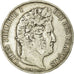 Monnaie, France, Louis-Philippe, 5 Francs, 1844, Strasbourg, TB+, Argent