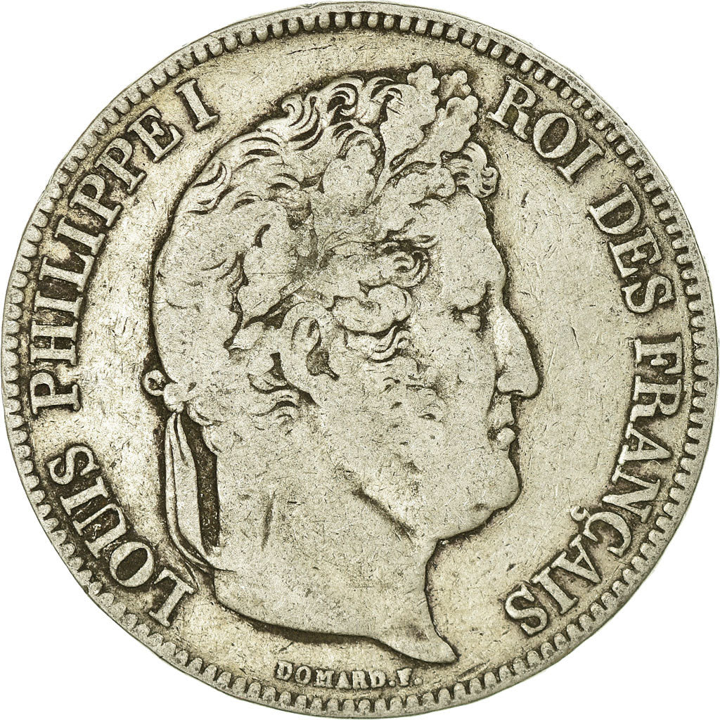 Monnaie, France, Louis-Philippe, 5 Francs, 1834, Bordeaux, TB, Argent